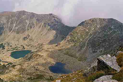 Jeziora pod Par�ngul Mare - Ro�iile i M�ndra