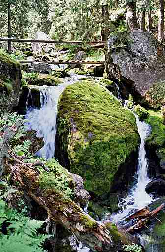 Wodospad w dolinie Jie�ului